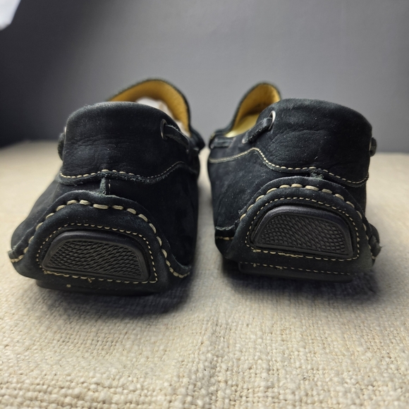 Men\'s Black Suede Slip-On Loafers
